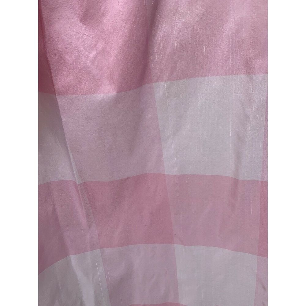 Vintage 1960 Pink Gingham Full Gown Maxi Skirt - Picture 5 of 12